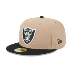 Flash Sale Las Vegas Raiders Camel 59FIFTY Fitted Hat - KTGCaps - Baseball caps for various teams, purchased online at a discount Caps