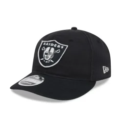 Flash Sale Las Vegas Raiders Canvas Felt Retro Crown 9FIFTY Adjustable Hat - KTGCaps - Baseball caps for various teams, purchased online at a discount Caps