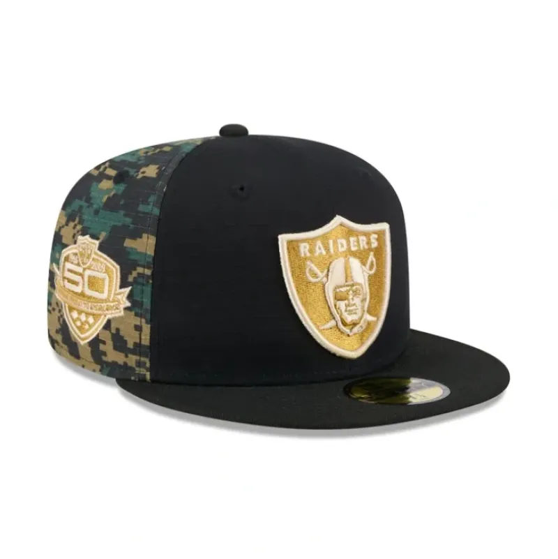 Best Las Vegas Raiders Digi Camo 59FIFTY Fitted Hat - KTGCaps - Baseball caps for various teams, purchased online at a discount Caps