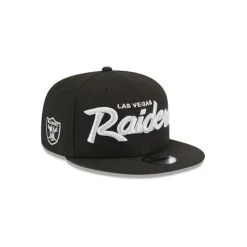 Best Las Vegas Raiders Script Kids 9FIFTY Snapback Hat - KTGCaps - Baseball caps for various teams, purchased online at a discount Caps