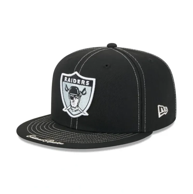 Best Las Vegas Raiders Sport Classics 59FIFTY Fitted Hat - KTGCaps - Baseball caps for various teams, purchased online at a discount Caps