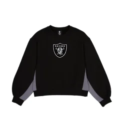 Outlet Las Vegas Raiders Sport Night Womens Crewneck - KTGCaps - Baseball caps for various teams, purchased online at a discount Caps