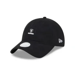 Sale Las Vegas Raiders Suede Patch Womens 9TWENTY Adjustable Hat - KTGCaps - Baseball caps for various teams, purchased online at a discount Caps