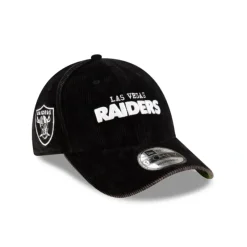 Online Las Vegas Raiders Washed Cord 9FORTY Adjustable Hat - KTGCaps - Baseball caps for various teams, purchased online at a discount Caps