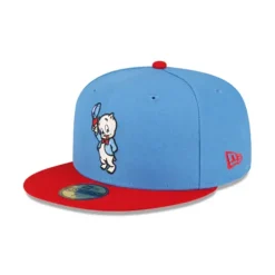 Shop Looney Tunes Porky Pig 59FIFTY Fitted Hat - KTGCaps - Baseball caps for various teams, purchased online at a discount Caps