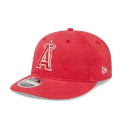 Best Sale Los Angeles Angels Canvas Felt Retro Crown 9FIFTY Adjustable Hat - KTGCaps - Baseball caps for various teams, purchased online at a discount Caps