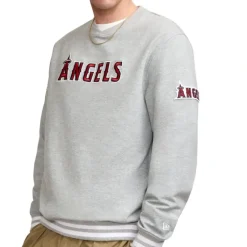Hot Los Angeles Angels Gray Logo Select Crewneck - KTGCaps - Baseball caps for various teams, purchased online at a discount Caps