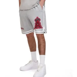 Discount Los Angeles Angels Gray Logo Select Shorts - KTGCaps - Baseball caps for various teams, purchased online at a discount Caps