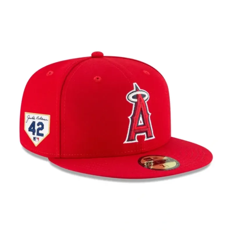 Shop Los Angeles Angels Jackie Robinson Day 2024 59FIFTY Fitted Hat - KTGCaps - Baseball caps for various teams, purchased online at a discount