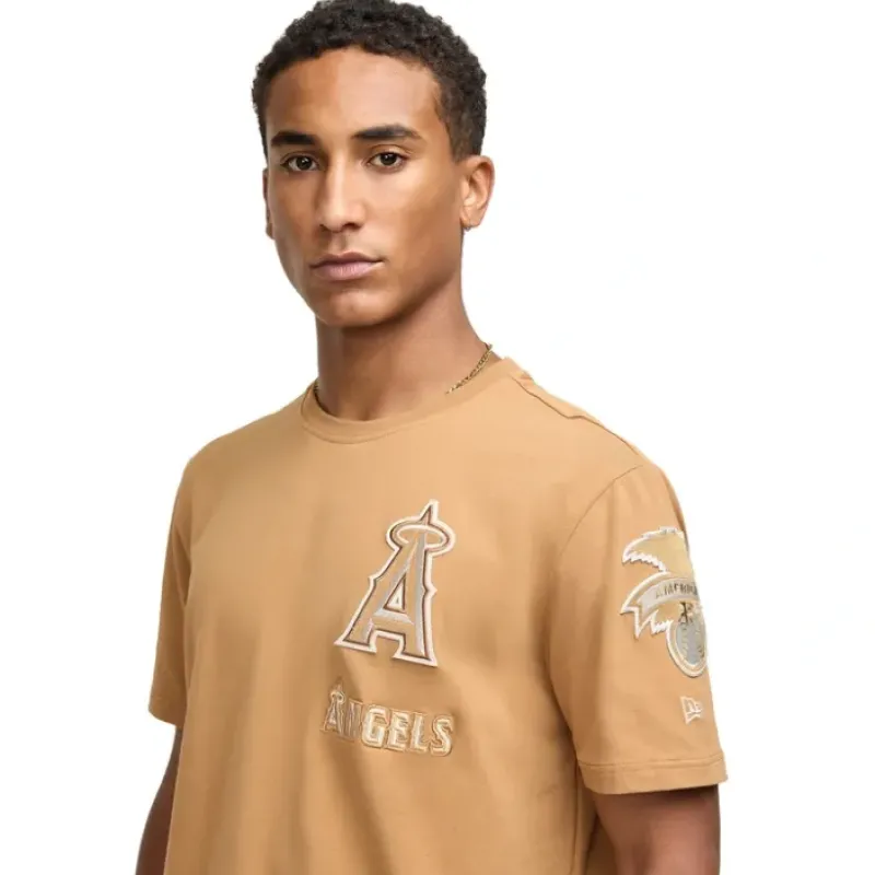 Store Los Angeles Angels Light Bronze Logo Select TShirt - KTGCaps - Baseball caps for various teams, purchased online at a discount