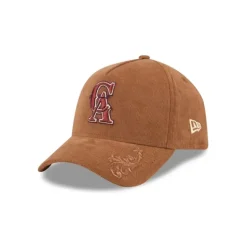 Flash Sale Los Angeles Angels Ornamental Cord 9FORTY AFrame Snapback Hat - KTGCaps - Baseball caps for various teams, purchased online at a discount