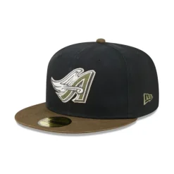 Shop Los Angeles Angels Quilted Logo 59FIFTY Fitted Hat - KTGCaps - Baseball caps for various teams, purchased online at a discount