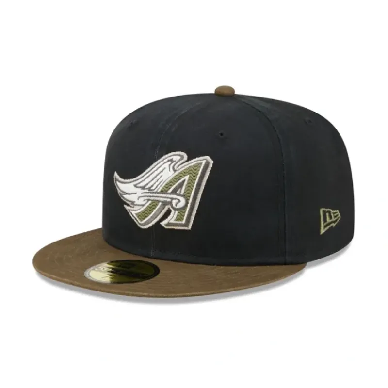 Shop Los Angeles Angels Quilted Logo 59FIFTY Fitted Hat - KTGCaps - Baseball caps for various teams, purchased online at a discount