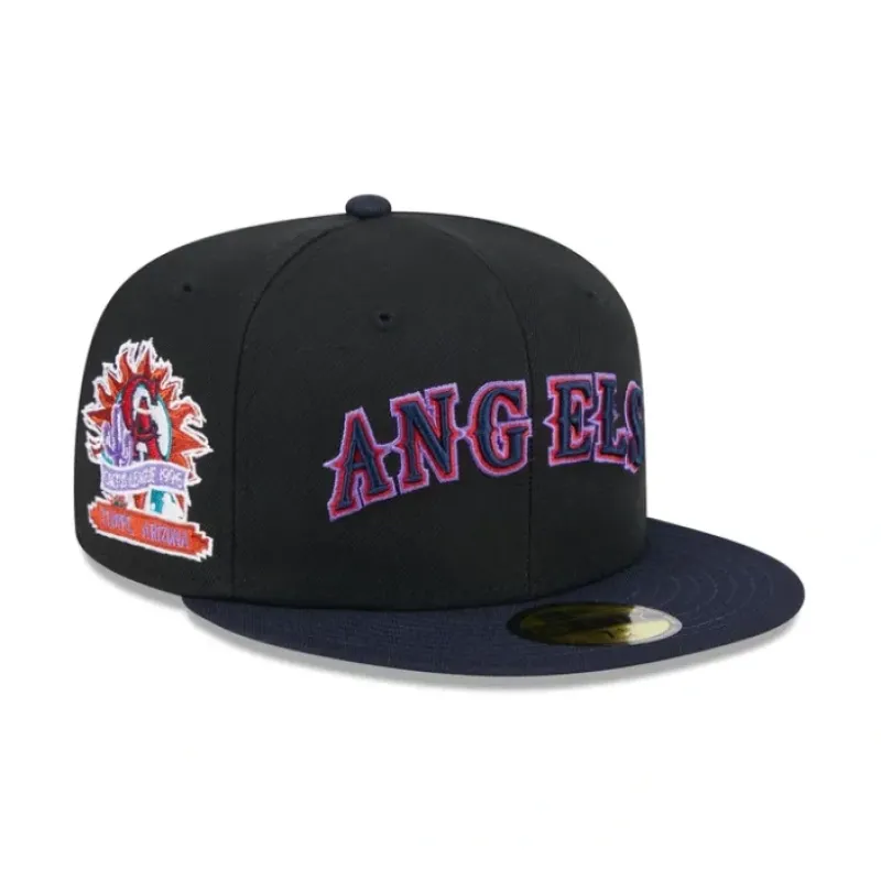 New Los Angeles Angels Retro Spring Training 59FIFTY Fitted Hat - KTGCaps - Baseball caps for various teams, purchased online at a discount
