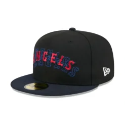 Clearance Los Angeles Angels Shadow Stitch 59FIFTY Fitted Hat - KTGCaps - Baseball caps for various teams, purchased online at a discount