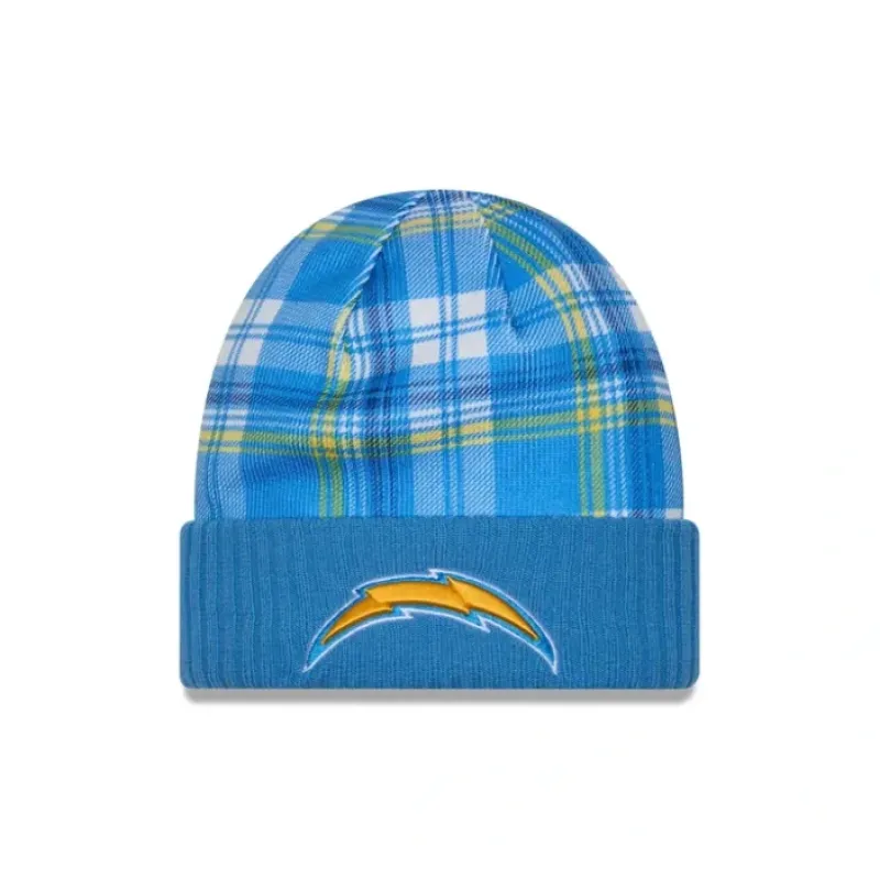 Cheap Los Angeles Chargers 2024 Cold Weather Statement Knit Beanie - KTGCaps - Baseball caps for various teams, purchased online at a discount