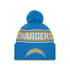 Discount Los Angeles Chargers 2024 Cold Weather Sport Pom Knit Hat - KTGCaps - Baseball caps for various teams, purchased online at a discount