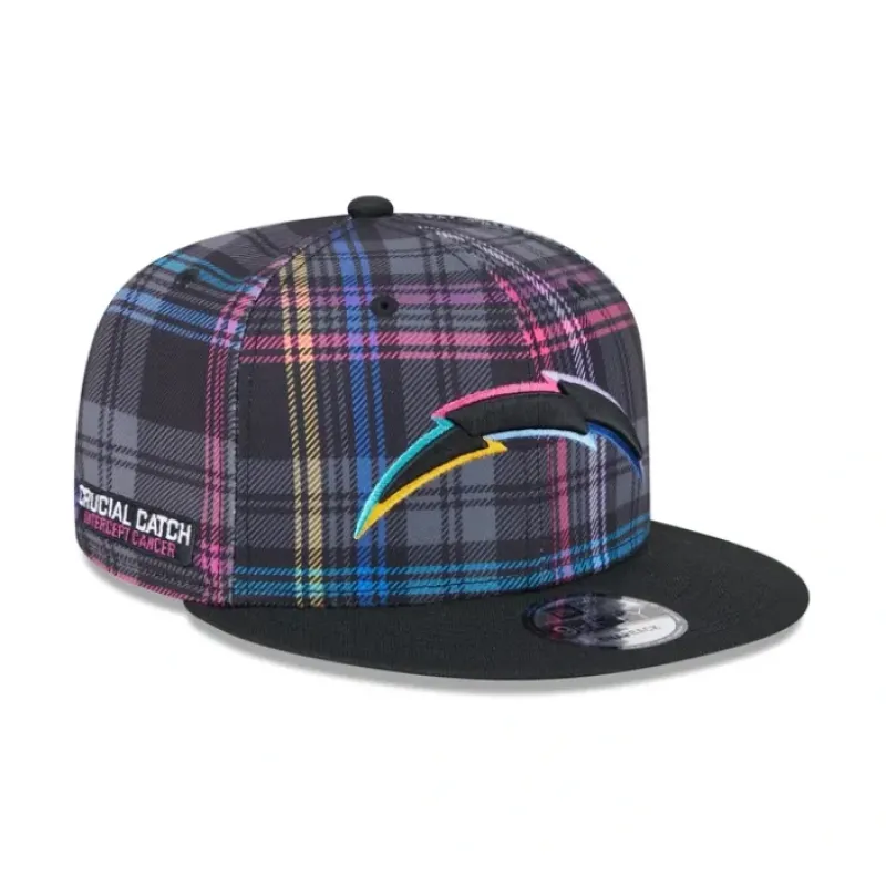 Best Los Angeles Chargers 2024 Crucial Catch 9FIFTY Snapback Hat - KTGCaps - Baseball caps for various teams, purchased online at a discount