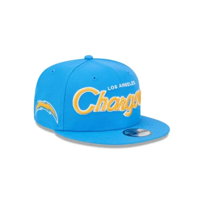 Best Sale Los Angeles Chargers Script Kids 9FIFTY Snapback Hat - KTGCaps - Baseball caps for various teams, purchased online at a discount