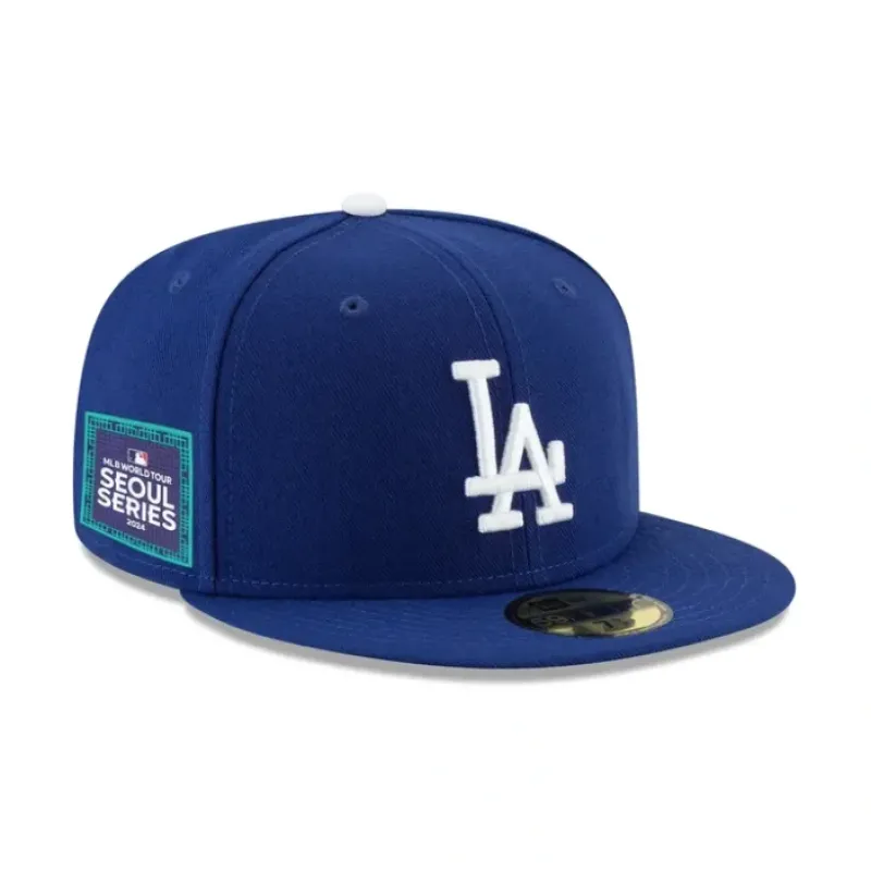 Outlet Los Angeles Dodgers 2024 MLB World Tour Seoul Series 59FIFTY Fitted Ha - KTGCaps - Baseball caps for various teams, purchased online at a discount