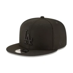Fashion Los Angeles Dodgers Basic Black on Black 9FIFTY Snapback Hat - KTGCaps - Baseball caps for various teams, purchased online at a discount
