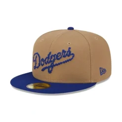 Clearance Los Angeles Dodgers Classic 8Bit Wordmark 59FIFTY Fitted Hat - KTGCaps - Baseball caps for various teams, purchased online at a discount