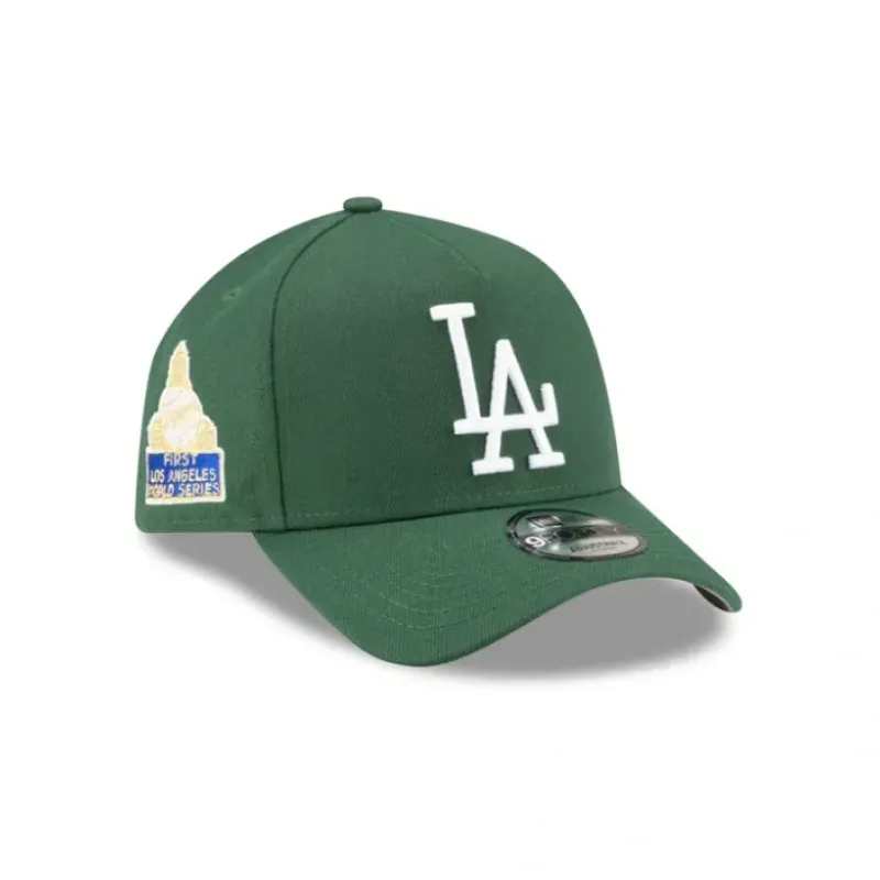 Discount Los Angeles Dodgers Color Flip Green 9FORTY AFrame Snapback Hat - KTGCaps - Baseball caps for various teams, purchased online at a discount