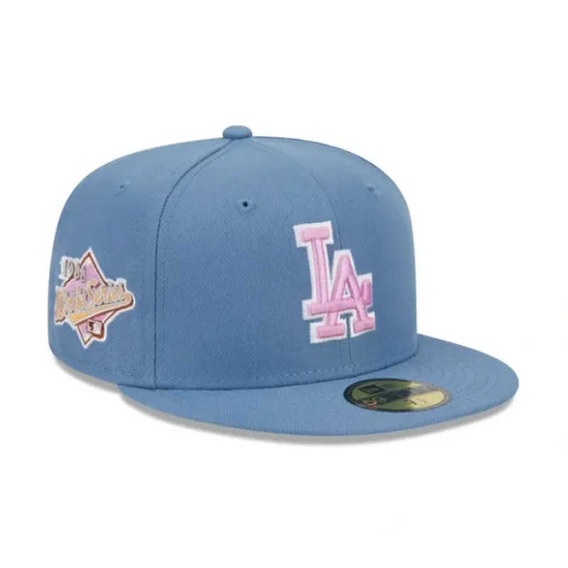 New Los Angeles Dodgers Color Pack Earthy Brown 59FIFTY Fitted Hat - KTGCaps - Baseball caps for various teams, purchased online at a discount