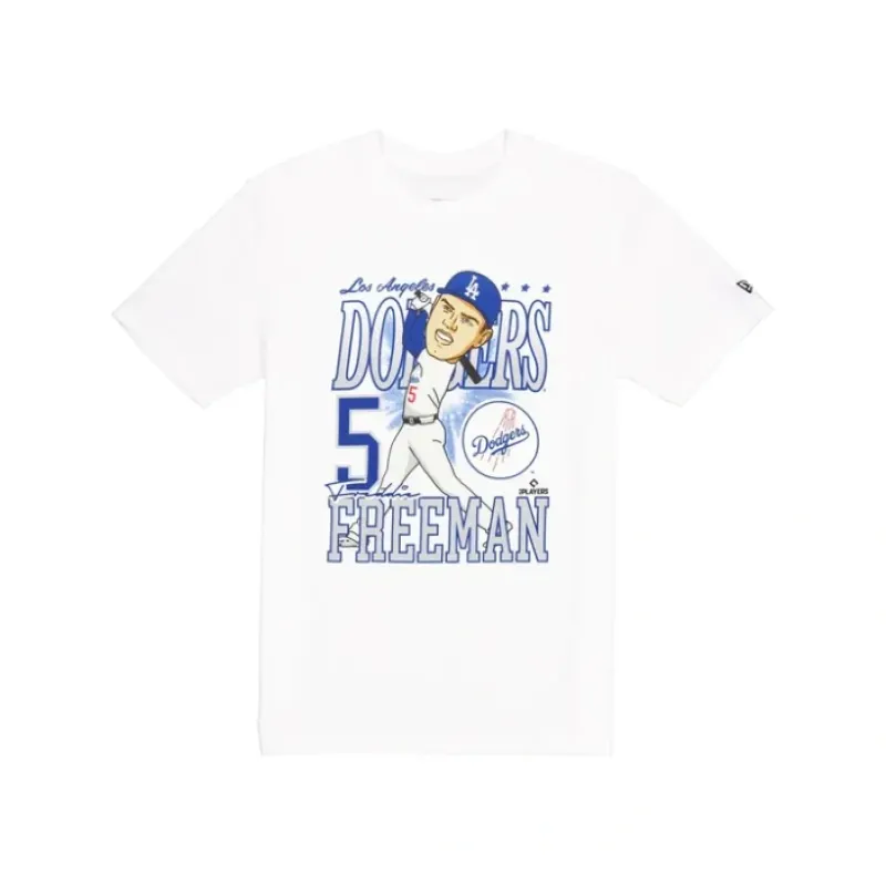 Shop Los Angeles Dodgers Freddie Freeman Caricature TShirt - KTGCaps - Baseball caps for various teams, purchased online at a discount