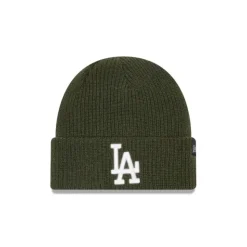 Hot Los Angeles Dodgers Green Merino Wool Knit Beanie - KTGCaps - Baseball caps for various teams, purchased online at a discount