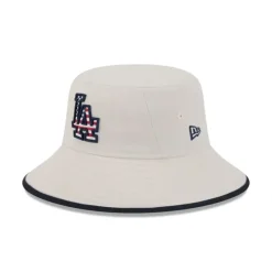 Fashion Los Angeles Dodgers Independence Day 2024 Stretch Bucket Hat - KTGCaps - Baseball caps for various teams, purchased online at a discount