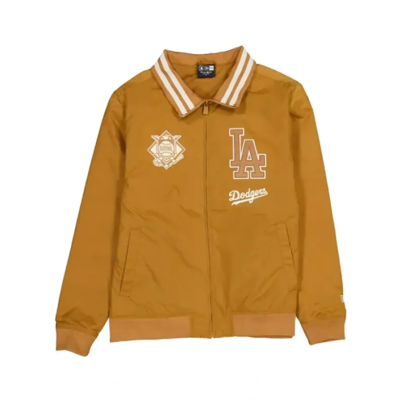 New Los Angeles Dodgers Light Bronze Logo Select Jacket - KTGCaps - Baseball caps for various teams, purchased online at a discount