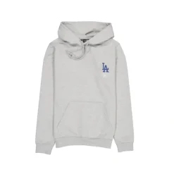 Online Los Angeles Dodgers Logo Essentials Gray Hoodie - KTGCaps - Baseball caps for various teams, purchased online at a discount