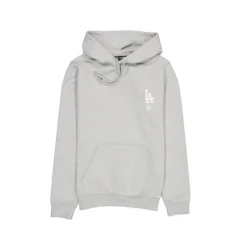 Online Los Angeles Dodgers Logo Essentials Tonal Gray Hoodie - KTGCaps - Baseball caps for various teams, purchased online at a discount Caps
