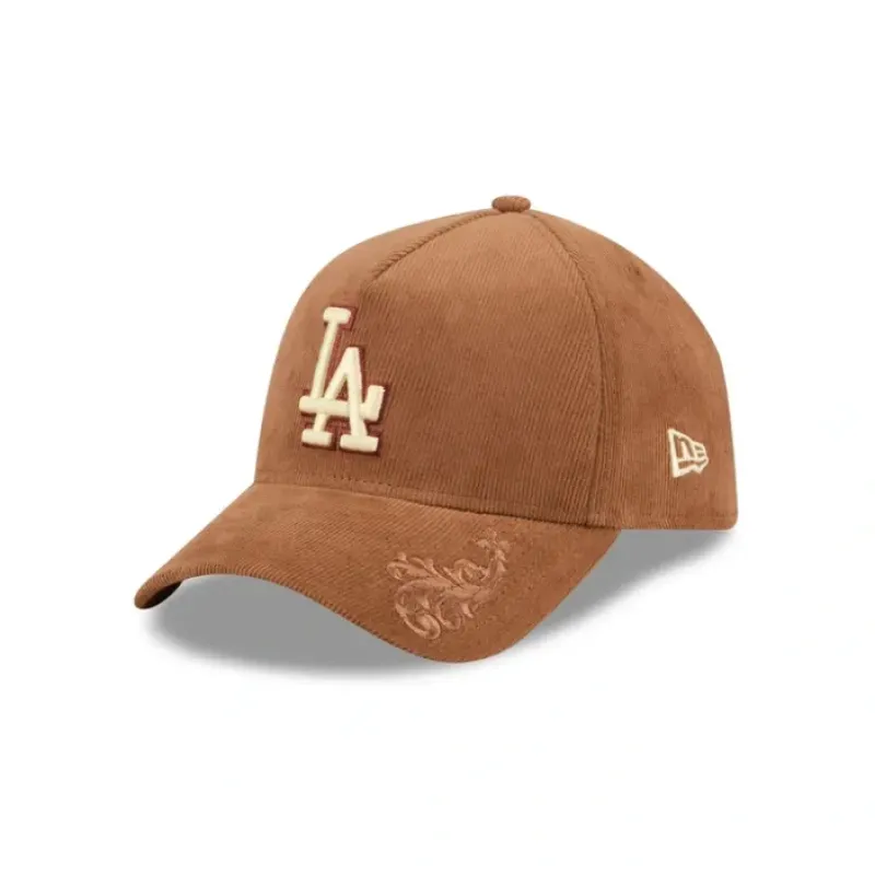 Fashion Los Angeles Dodgers Ornamental Cord 9FORTY AFrame Snapback Hat - KTGCaps - Baseball caps for various teams, purchased online at a discount