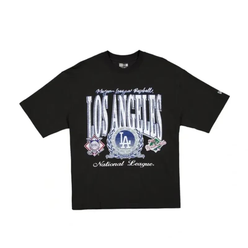 New Los Angeles Dodgers Oversized Essentials TShirt - KTGCaps - Baseball caps for various teams, purchased online at a discount