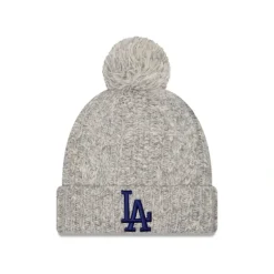 New Los Angeles Dodgers Shimmer Pom Knit Hat - KTGCaps - Baseball caps for various teams, purchased online at a discount Caps