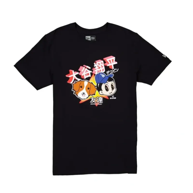 Discount Los Angeles Dodgers Shohei amp Decoy Black TShirt - KTGCaps - Baseball caps for various teams, purchased online at a discount
