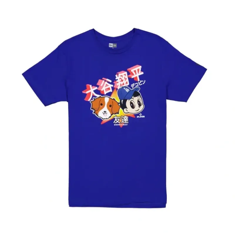 Cheap Los Angeles Dodgers Shohei amp Decoy Blue TShirt - KTGCaps - Baseball caps for various teams, purchased online at a discount