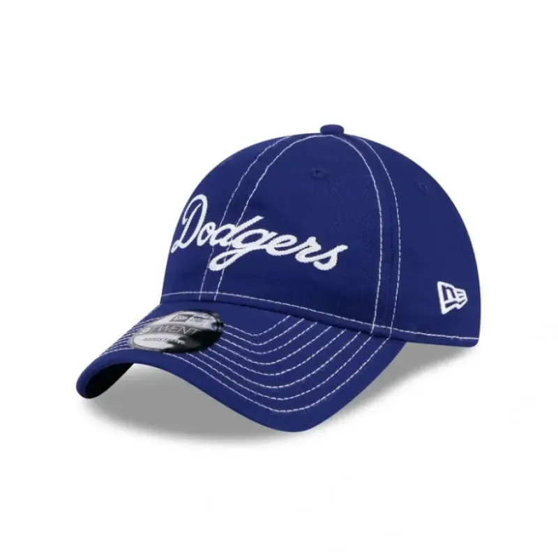 Shop Los Angeles Dodgers Team Stitch 9TWENTY Adjustable Hat - KTGCaps - Baseball caps for various teams, purchased online at a discount