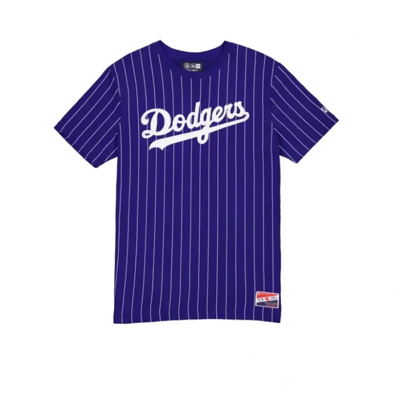 Clearance Los Angeles Dodgers Throwback Pinstripe TShirt - KTGCaps - Baseball caps for various teams, purchased online at a discount