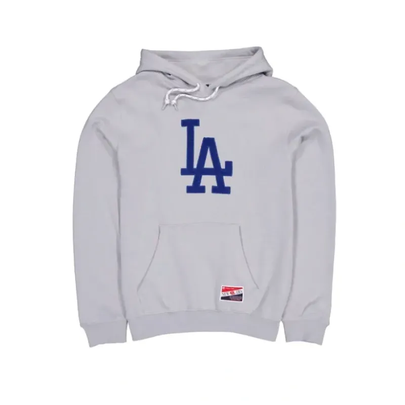 Best Sale Los Angeles Dodgers Throwback Gray Hoodie - KTGCaps - Baseball caps for various teams, purchased online at a discount