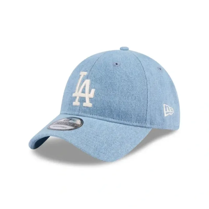 Hot Los Angeles Dodgers Washed Denim 9TWENTY Adjustable Hat - KTGCaps - Baseball caps for various teams, purchased online at a discount