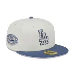 Hot Los Angeles Dodgers Wavy Chainstitch 59FIFTY Fitted Hat - KTGCaps - Baseball caps for various teams, purchased online at a discount