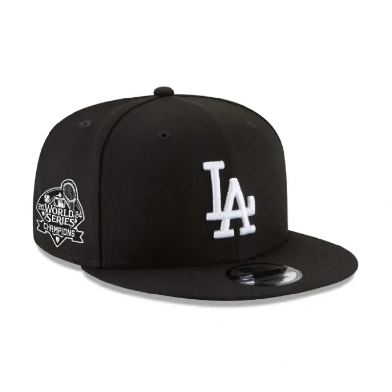 New Los Angeles Dodgers World Series Champions Black 9FIFTY Snapback Hat - KTGCaps - Baseball caps for various teams, purchased online at a discount