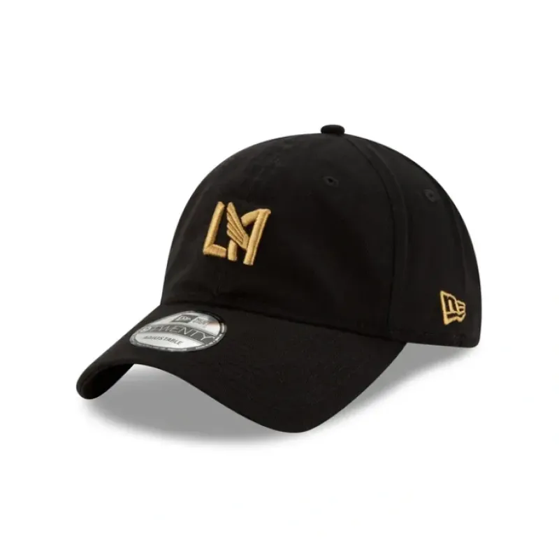 Flash Sale Los Angeles FC Black 9TWENTY Adjustable Hat - KTGCaps - Baseball caps for various teams, purchased online at a discount