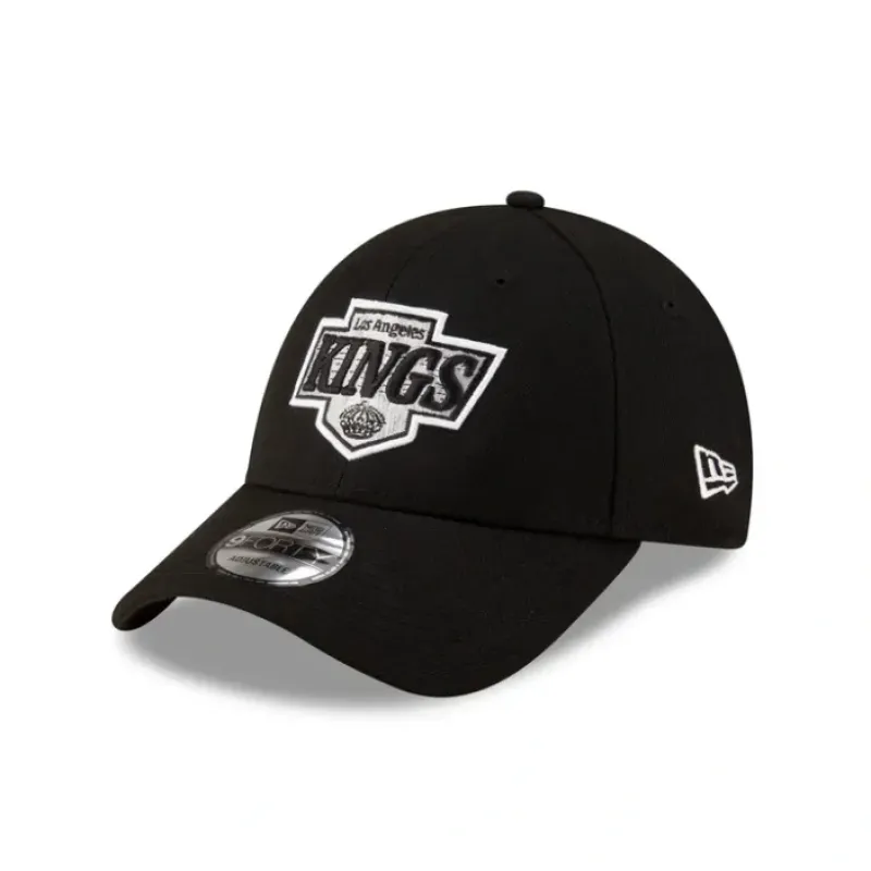 Discount Los Angeles Kings Black 9FORTY Adjustable Hat - KTGCaps - Baseball caps for various teams, purchased online at a discount