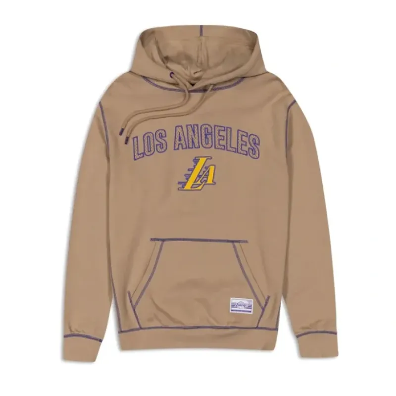 Cheap Los Angeles Lakers 2023 City Edition Tan Hoodie - KTGCaps - Baseball caps for various teams, purchased online at a discount