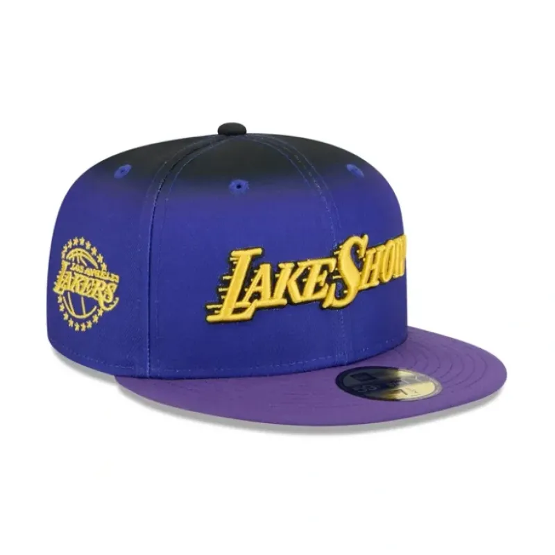 Discount Los Angeles Lakers 2024 City Edition 59FIFTY Fitted Hat - KTGCaps - Baseball caps for various teams, purchased online at a discount