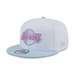 Hot Los Angeles Lakers Color Pack White 9FIFTY Snapback Hat - KTGCaps - Baseball caps for various teams, purchased online at a discount